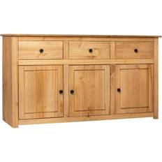 Marron Armoires vidaXL Panama Range Buffet 135x80cm