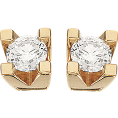 Kleopatra Earrings (0.20ct) - Gold/Diamonds