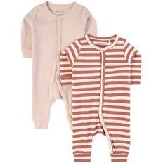 1-3M - Jungen Jumpsuits Minymo Suit 2-pack - Canyon Rose (5759 -411)