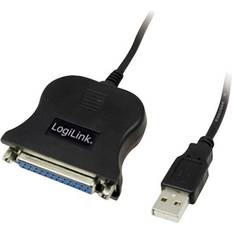 LogiLink USB A-DB-25 M-F 1.5m