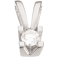 Kleopatra smykker Scrouples Kleopatra Pendant (0.15ct) - White Gold/Diamond