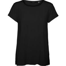 Vero Moda O-neck Short Sleeved Top - Black