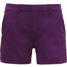 ASQUITH & FOX Women's Classic Fit Shorts - Purple