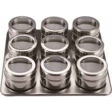 Spice Racks Masterpro Stainless Steel Magnetic Spice Jars