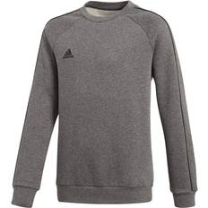 Adidas Core 18 Sweatshirt Kids - Dark Grey Heather/Black