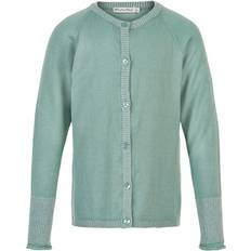 Nylon Trøjer Børnetøj Minymo Cardigan knit - Blue Surf (121430-9120)