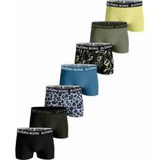 Ragazzo Boxer Björn Borg Cotton Stretch Shorts 7-pack - Blue/Green