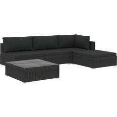 vidaXL 46784 Conjunto de Sala de Exterior, 1 Mesa incl. 3 Sofás