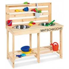 Bois Jouets de cuisine Pinolino Mud Kitchen Paul