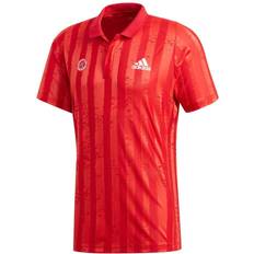 Röda - Tennis Pikétröjor adidas Freelift Engineered Polo Shirt Men - Scarlet/White