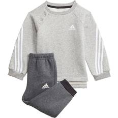 Randiga Tracksuits Barnkläder adidas Infant Future Icons 3-Stripes Jogger - Medium Grey Heather/White (GT9499)