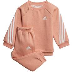 Tracksuits Adidas Infant Future Icons 3-Stripes Jogger - Ambient Blush Mel/White (H28828)