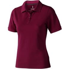 Elevate Calgary Short Sleeve Ladies Polo Shirt - Burgundy