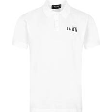 DSquared2 Herren Poloshirts DSquared2 Icon Polo Shirt - White