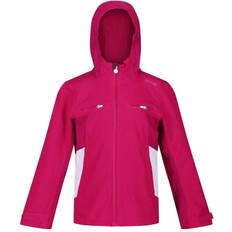 Gehen & Wandern Shelljacken Regatta Kid's Highton Waterproof Hooded Walking Jacket - Duchess Dark Cerise