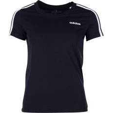 adidas Women's Essentials 3-Stripes Tee - Black/White