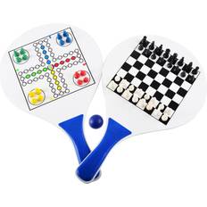 Brætspil Magni Beach Bat with Chess & Ludo