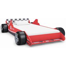 Red Beds vidaXL Race Car Cot 37.2x78.7"