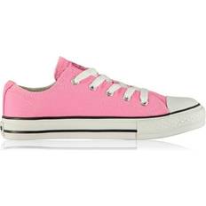 Canvas Low Childrens Canvas Shoes - Pink