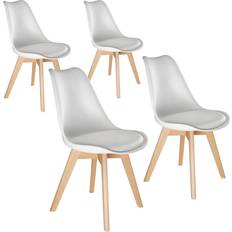 Møbler tectake Friederike Køkkenstol 82.5cm 4stk
