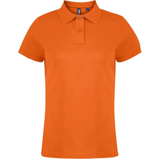 ASQUITH & FOX Women’s Classic Fit Polo Shirt - Orange