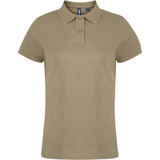 ASQUITH & FOX Women’s Classic Fit Polo Shirt - Khaki