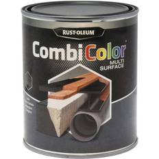 Peinture Bois - Utilisation Intérieure - Vernis de Finition Peintures Rust-Oleum Combicolor Multi-Surface Wood Paint Black 0.75L