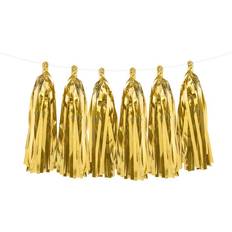 Plast Guirlander PartyDeco Garlands Tassel Gold