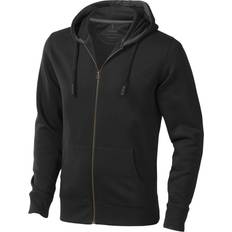 Elevate Arora Hooded Full Zip Sweater - Solid Black