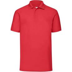 Fruit of the Loom 65/35 Polo Shirt - Red