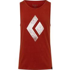 Black Diamond Herren Tanktops Black Diamond Chalked Up Tank Top - Red Rock