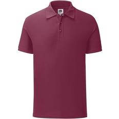 Fruit of the Loom 65/35 Tailored Fit Polo Shirt - Burgundy