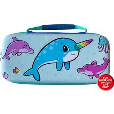 Nintendo switch blå lite iMP Tech Switch Lite Protective Carry & Storage Case - Narwhal