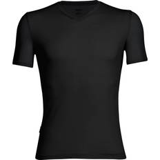 Man - Merinowol T-shirts Icebreaker Anatomica T-shirt Met Korte Mouwen - Black