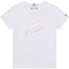 Tommy Hilfiger Organic Cotton Signature Logo T-shirt - White (KG0KG05870)