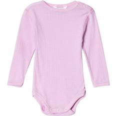 Wool Bodysuits Children's Clothing Joha Body with Long Sleeves - Pastel Rosa (62515-122-350)