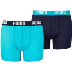 170/176 Boxershorts Barnkläder Puma Basic Boy's Boxers 2-pack - Bright/Blue (907650-05)