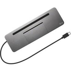 I-TEC USB-C Metal Ergonomic 4K 3x Display Docking Station + Power Delivery