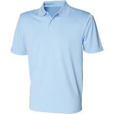 Henbury Coolplus Polo Shirt - Light Blue