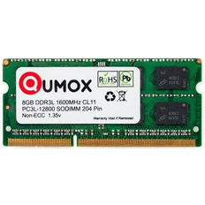 Qumox 8GB SODIMM DDR3L 1600 PC3L-12800S CL11 LV