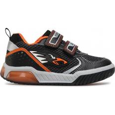 Geox Boy's Inek - Black/Orange