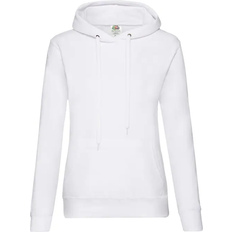 Fruit of the Loom Ladies Classic Hoodie - White