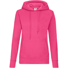 Fruit of the Loom Ladies Classic Hoodie - Fuchsia