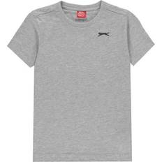 Slazenger Junior Plain T-shirts - Grey Marl