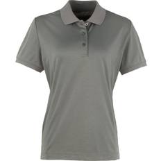 Premier Coolchecker Pique Polo Shirt - Dark Grey