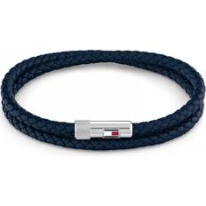 Double Wrap Bracelet - Blue/Silver