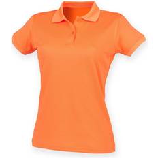 Henbury Ladies Coolplus Polo Shirt - Burnt Orange