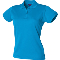 Henbury Ladies Coolplus Polo Shirt - Sapphire Blue