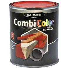 Peinture Bois - Utilisation Intérieure - Vernis de Finition Peintures Rust-Oleum Combicolor Multi-Surface Wood Paint Flame Red 0.75L