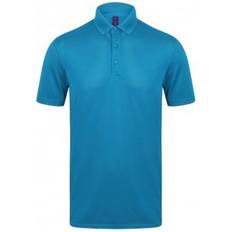 Henbury Stretch Microfine Pique Polo Shirt - Sapphire